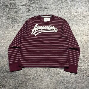 Vintage Aeropostale Shirt Thermal Long Sleeve Mens XL Y2K Spell Out Logo